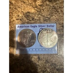 1997 1998 American Silver Eagle 1 T Oz .999 Lot of 2
